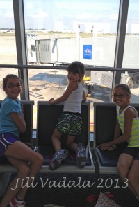 At BUF airport waiting to board